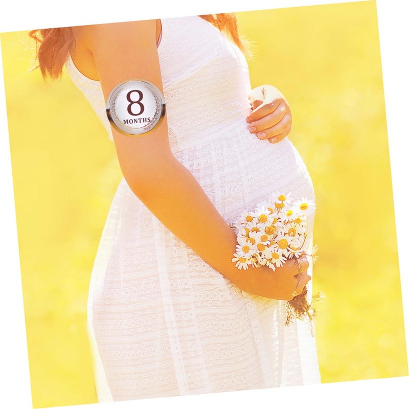 1 Set Newborn Month Sticker First Year Growth Stickers for Scrapbooking Milestone Photos Easy To Use Baby Monthly Milestone Stickers Photography Memory - Image 3