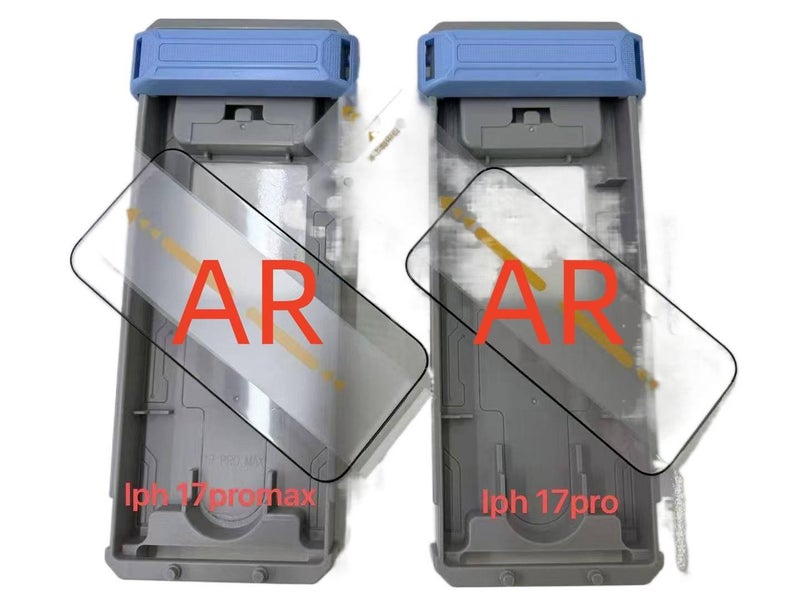 غطاء هاتف بGlass، شفاف، لـ iPhone 17 / 17 Air / 17 Pro / 17 Pro Max - AuraLuxe - Image 1