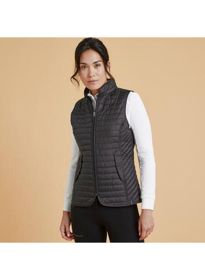 FOUGANZA Women's Sleeveless Horse Riding Down Jacket - Image 1