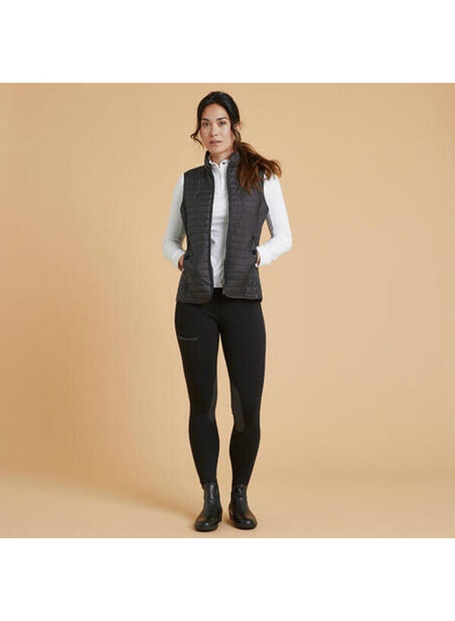 FOUGANZA Women's Sleeveless Horse Riding Down Jacket - Image 2