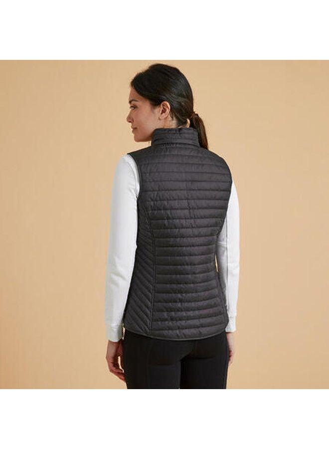 FOUGANZA Women's Sleeveless Horse Riding Down Jacket - Image 4