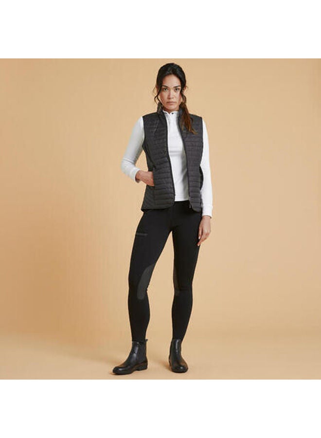 FOUGANZA Women's Sleeveless Horse Riding Down Jacket - Image 3