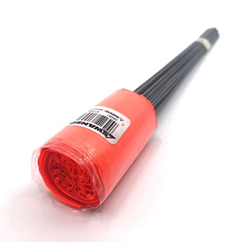 Swanson Tool Co. , Inc Swanson FOG30100 2-Inch by 3-Inch Marking Flags with 30-Inch Wire Staffs, Orange 100 Pack - Image 5