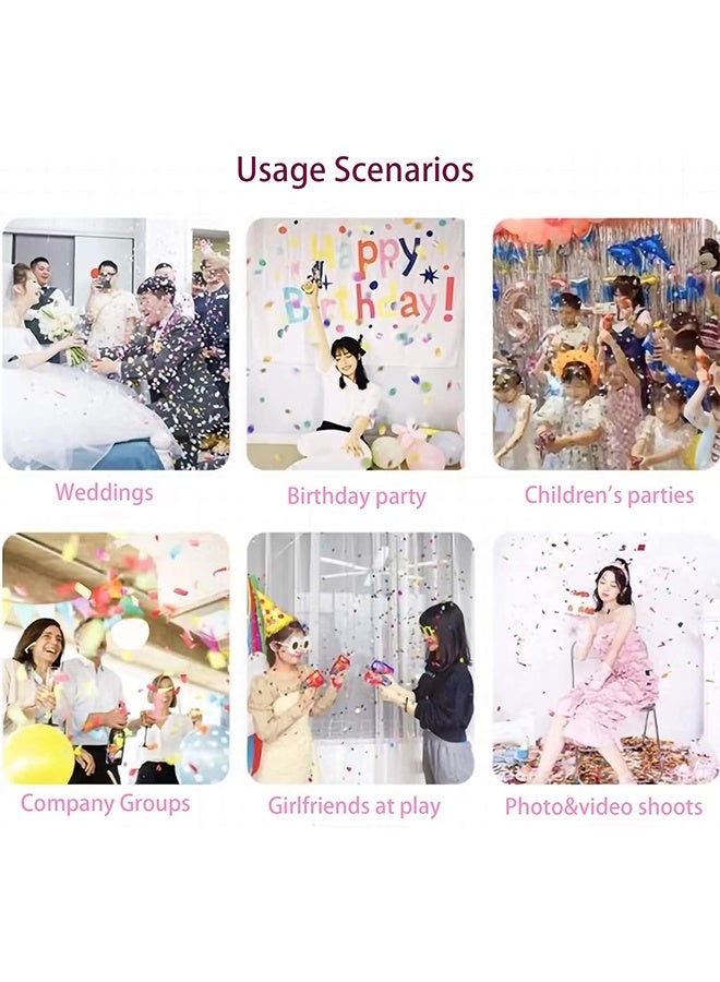 Depend 20PCS Handheld Automatic Inflatable Small Salute Cannon, Party Toy, Multicolor Confetti Ribbon, Safe Eco-Friendly Party Supplies, Weddings, Graduations, Parties and Celebrations - Color Randomly - Image 5