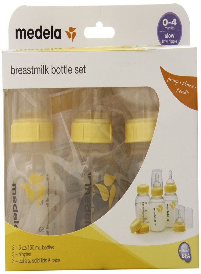 Medela Breastmilk Bottle Set - 5 oz - 3 ct - Image 1