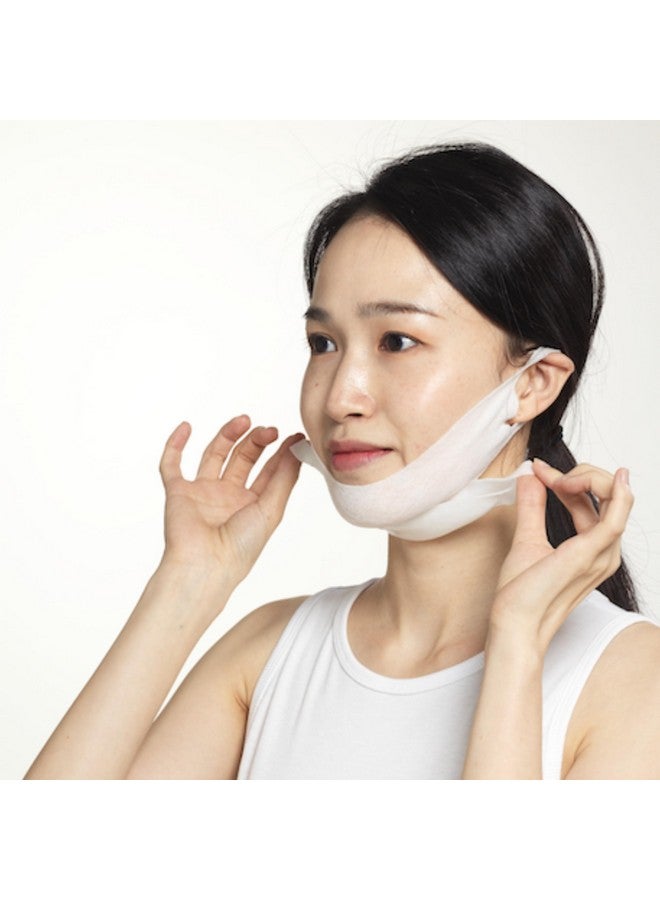 Anacis Advanced Neck Under Chin Mask Works for V-line Neck Chin Jawline - Fine Lines - Neck Wrinkles - Sagging Skin - For Women and Men. (5 Double Masks) - Image 5
