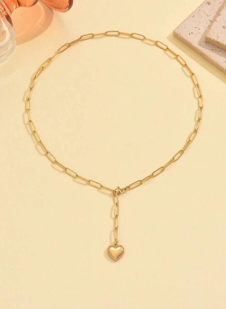Equal Women's Stainless Steel Gold Plated Necklace Very Elegant - Image 3