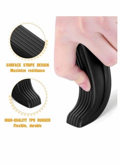 Y&D Door Stoppers for Floor Rubber Stop Wedge, Gaps and Prevent The Lock-Outs,Floor Sturdy Stackable Carpet Heavy Duty Door,Anti-Slip Design (3 Pack, Black)  - Image 5