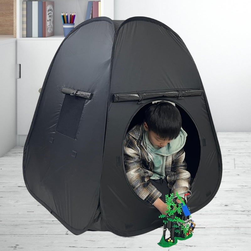 lukidoki Sensory Tent for Kids Adults with CPC Certification Extra Large 39x33 inches Sensory Calm Corner Helps Autism ADHD SPD Relax Reduce Anxiety Popup Blackout Hideout Play Tent Toys - Image 3