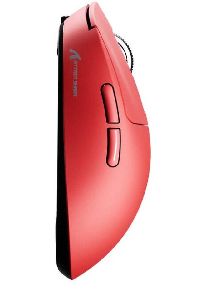 ATTACK SHARK X3 Wireless Gaming Mouse, Red - Image 3