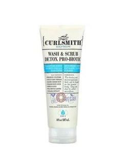 Curlsmith Wash & Scrub Detox Pro-Biotic Shampoo All Hair Types Step 2 8 fl oz 237 ml