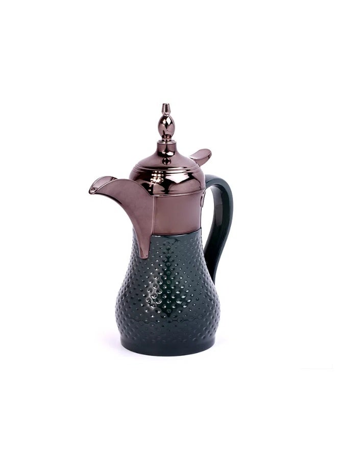 TAVOLO Liane steel thermos, dotted, 0.5 liter, green-brown - Image 2