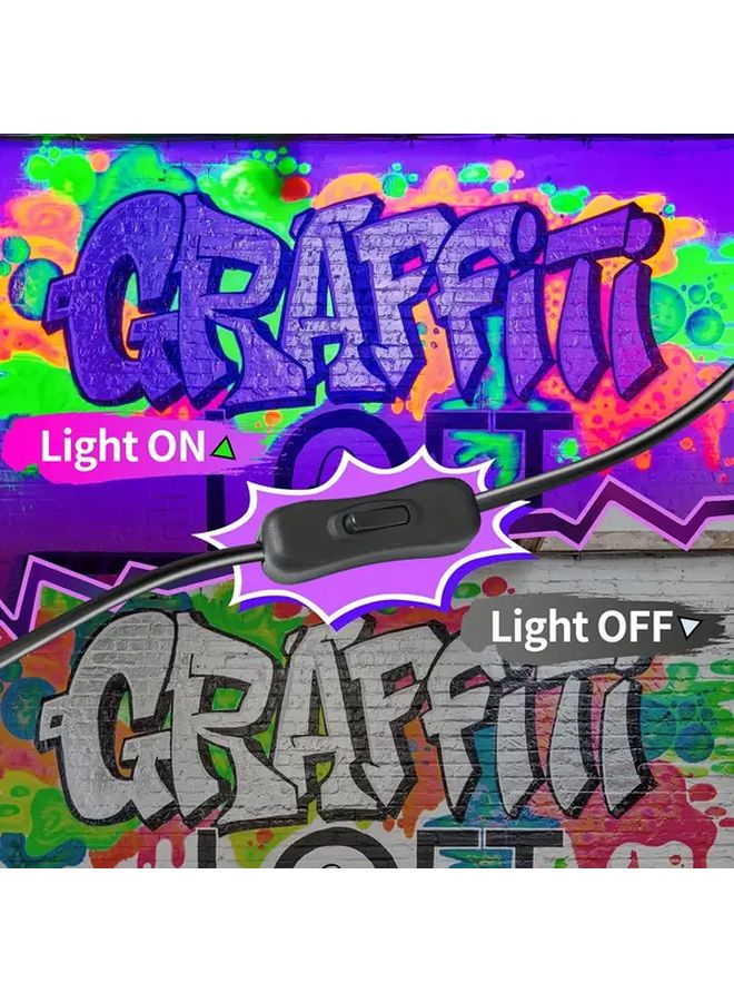 144 LEDs UV Black Light With USB Plug For Glow Party Halloween Body Painting - Image 3