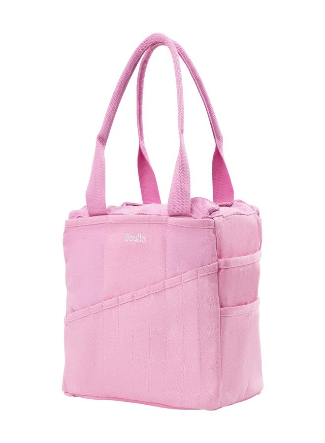 Soolla Studio Bag: Washable Art Supply & Pottery Tool Organizer, 30+ Pockets, 10 Colors, Durable Canvas Tote for Adults, Students, Kids, Multi-Functional (Flirty Flamingo) - Image 4