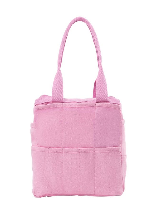 Soolla Studio Bag: Washable Art Supply & Pottery Tool Organizer, 30+ Pockets, 10 Colors, Durable Canvas Tote for Adults, Students, Kids, Multi-Functional (Flirty Flamingo) - Image 3