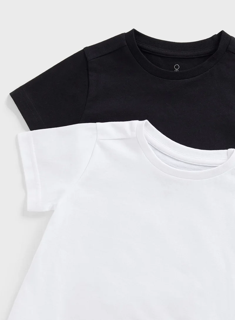 mothercare Youth 2 Pack Essential T-Shirt