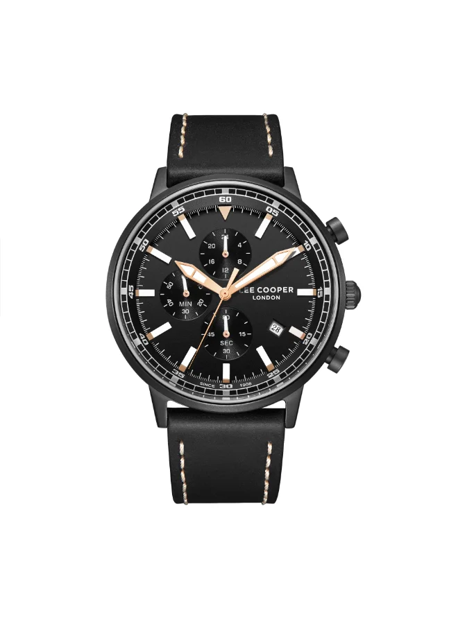 Lee Cooper Men's Leather Multi Function Watch LC07943.651 - 46 mm
