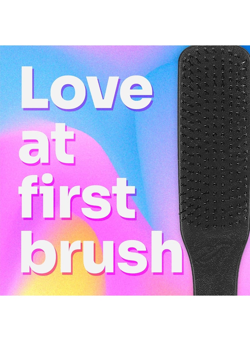 Wet Brush Men’s Detangler Hair Brush - IntelliFlex Bristles for Wet Dry Hair - Black - Image 4