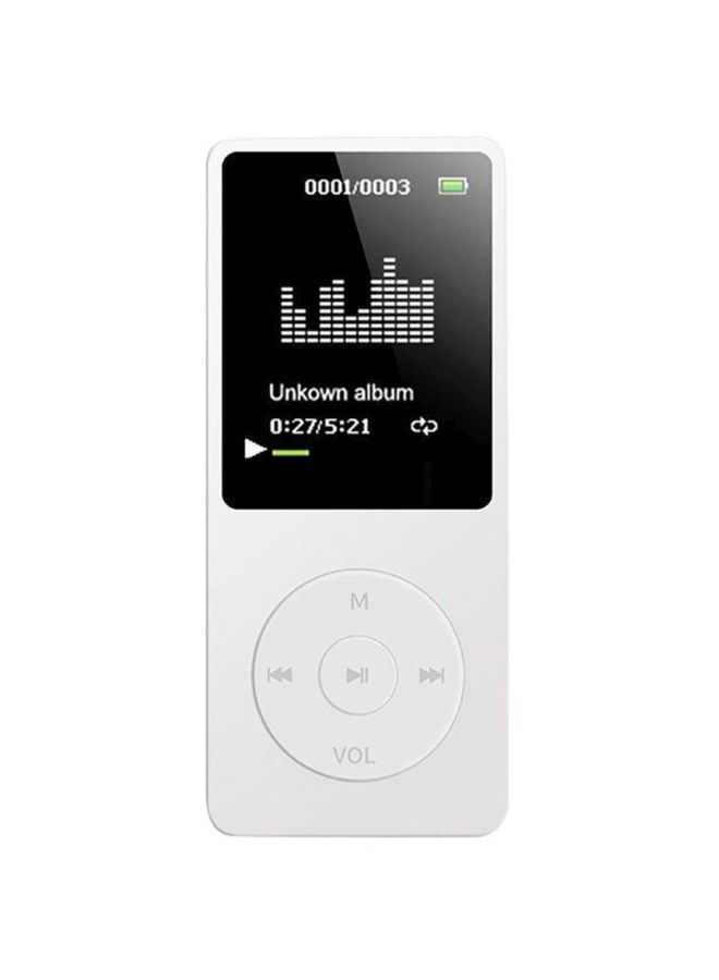 NIBEMINENT Portable MP3 Music Player H310-W White/Black  - Image 1