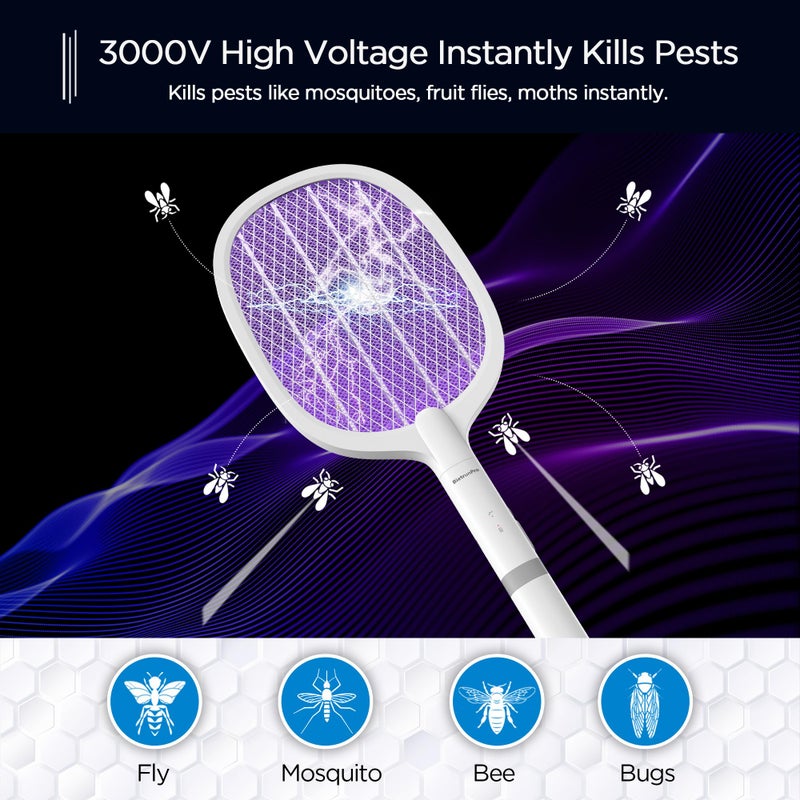 BietrunPro Electric Fly Swatter Racket 1 Pack - Image 4