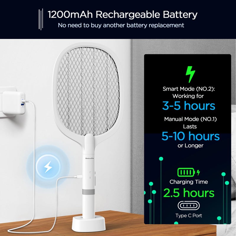 BietrunPro Electric Fly Swatter Racket 1 Pack - Image 3