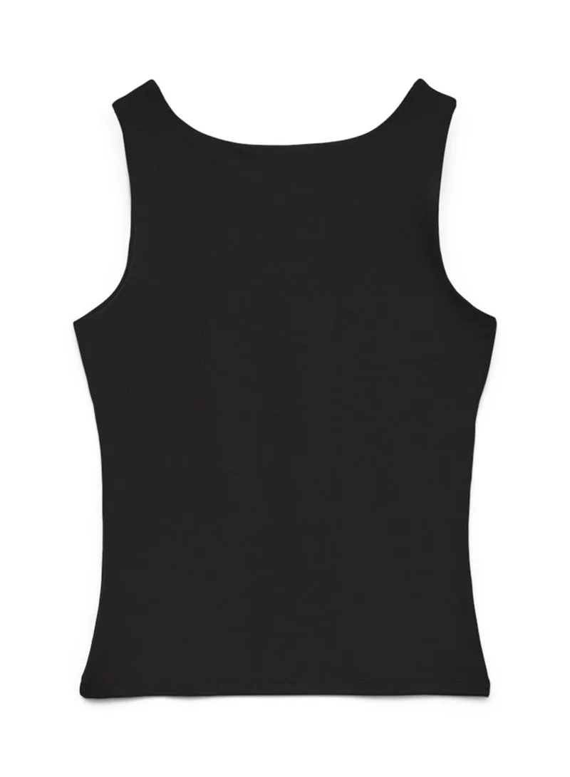 Vero Moda Black VMMILLION SL SQUARE TOP 2-WAY JRS NOOS for Women | Best Price UAE