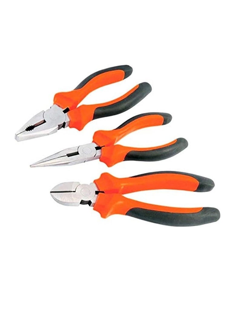 ABBASALI Combination Plier Long Nose Plier 3Pcs Plier Set - Image 1