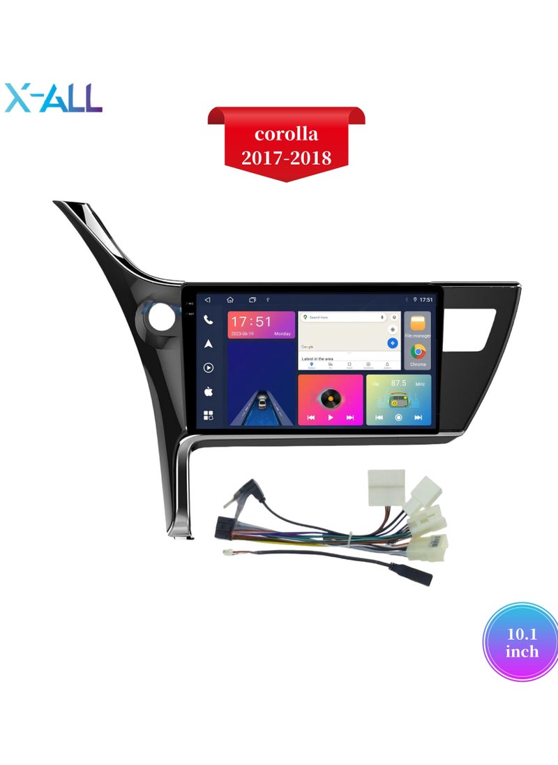 X-All Screen and decor Corolla 2017-2018 / 4 GB RAM + 64 GB storage space + Apple CarPlay  - Image 1