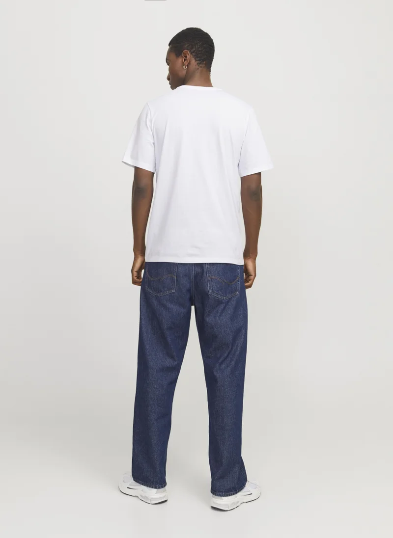 JACK & JONES  Graphic Crew Neck T-Shirt for Men | Best Price UAE