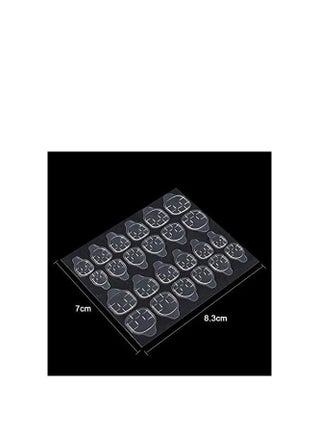 ORiTi 10 Sheets (240pcs) Double-Side Nail Adhesive Tabs, Kalolary Nail Glue Stickers False Nail Jelly Gel Glue Tabs Nail Glue Transparent Flexible Adhesive Nails Tab for Manicure (10 Sheets) - view 3