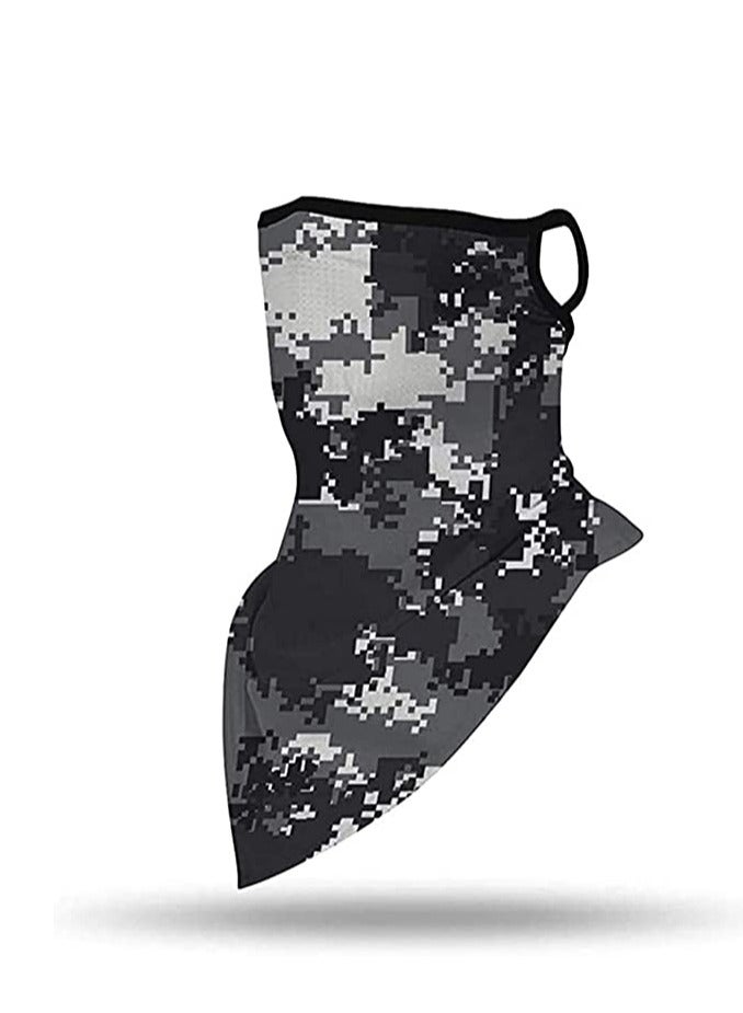 SYOSI Unisex Bandana Half Face Mask Sports Scarf Neck Gaiters Breathable Washable Riding Motorcycle Headwear for Dust Cover UV Protection Women Men  - Image 3
