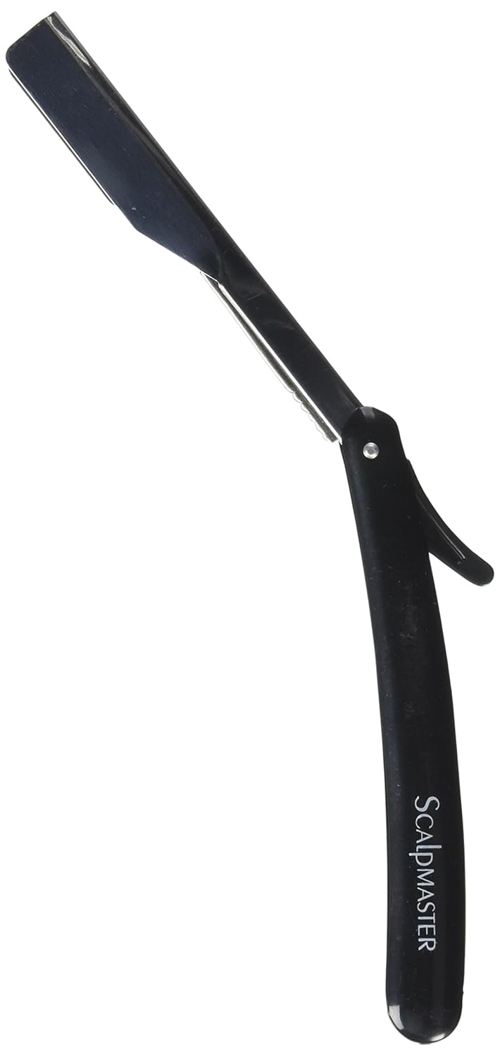 SCALPMASTER Barber Grooming Shaving Straight Razor With 5 Blades SRSC1100
