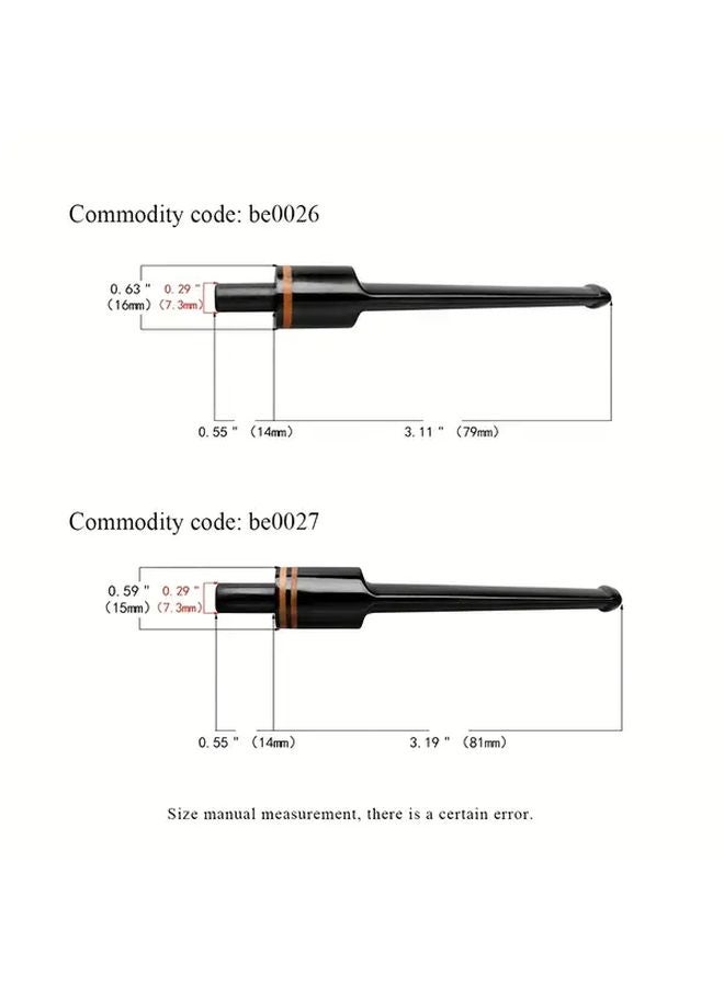 Be0021 Acrylic Hookah Pipe Mouthpiece Replacement Straight And Bent Handles 3mm 9mm Portable DIY Accessory 1pc - Image 5