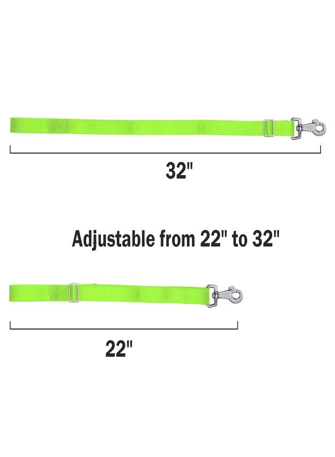 Rosemarie Horse Bucket Strap Hangers,Horse Suppliers Adjustable Nylon Straps up to 700 lbs for Hay Nets, Water Buckets,Hanging-Pratical and Easy Use(4 Pack) (Green) - Image 2