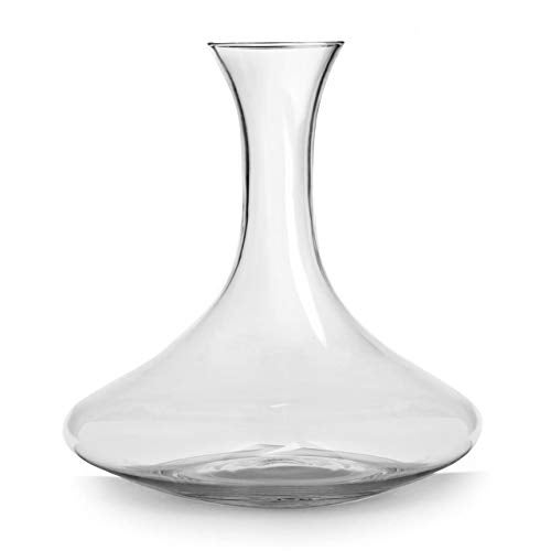 Houdini Wine Decanter with Wine Shower Funnel and Sediment Strainer, Off-White, 10-Inch - ,Glass/Stainless - Image 2