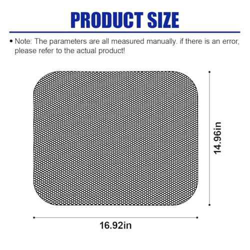 Tuxihapp 4PCS Car Side Window Sunshade Reusable Washable Static Cling Film Car Window Shade Sticker Block UV Rays Heat Glare Vehicle Window Film Shade Privacy Protector for Most Cars Black - Image 3