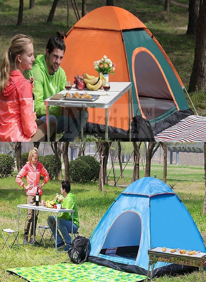 Nikrim™Waterproof Polyester Camping and Outdoor Tent 8 Person Tent (Multi Color) (8 Person Tent) - Image 4