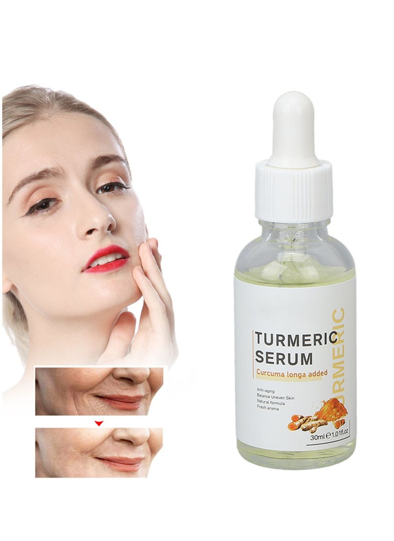 SAUVASINE - Turmeric Dark Spot Corrector Oil Anti - Aging Turmeric Repair Face Serum Natural Turmeric Bright Skin Dark Spot Skin Care Moisturizing Repair Serum Turmeric serum for Face Unisex 30ml - Image 1