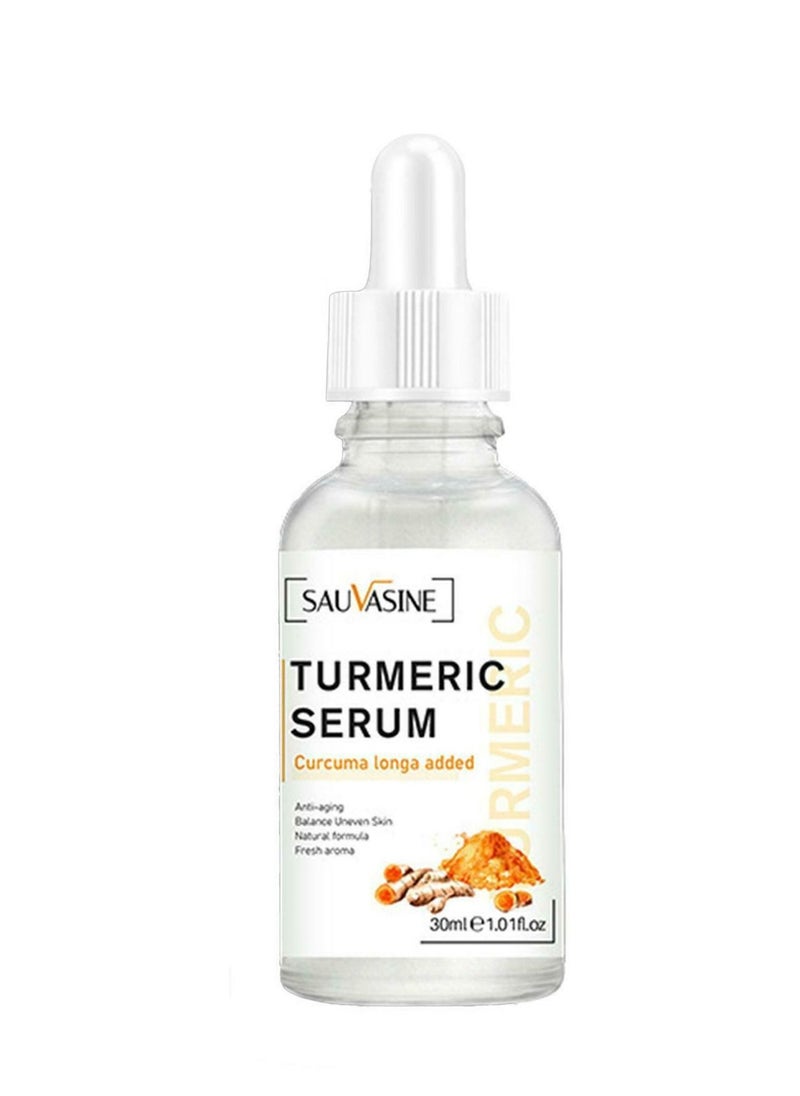 SAUVASINE - Turmeric Dark Spot Corrector Oil Anti - Aging Turmeric Repair Face Serum Natural Turmeric Bright Skin Dark Spot Skin Care Moisturizing Repair Serum Turmeric serum for Face Unisex 30ml - Image 1