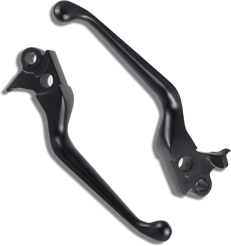 NTHREEAUTO Black Brake Clutch Lever Hand Levers Compatible with Harley Sportster 883 1200 Dyna Softail Electra Glide Road King Touring Fat Bob - Image 2