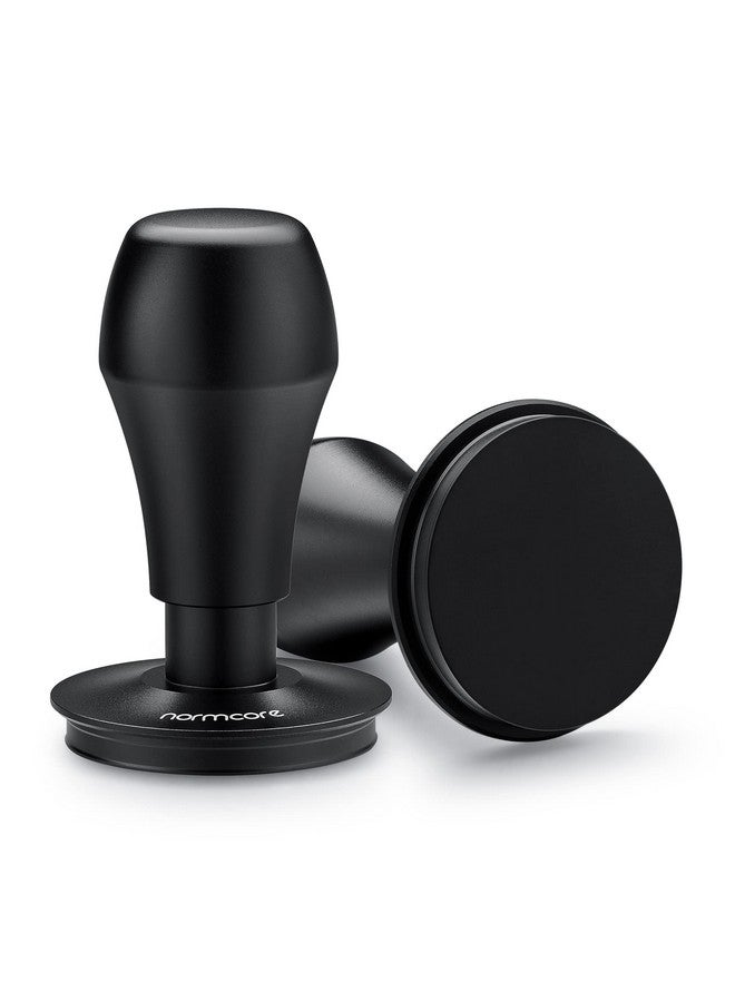 Normcore Normcore 58.5mm Espresso Coffee Tamper V4 - Spring Loaded Tamper With Titanium PVD Coating Flat Base -15lb / 25lb / 30lbs Replacement Springs - Image 1
