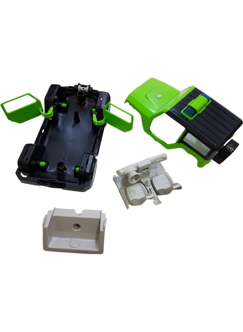 An educational vehicle assembly game featuring two civilian and military vehicle models. Educational and easy to assemble.  - Image 2