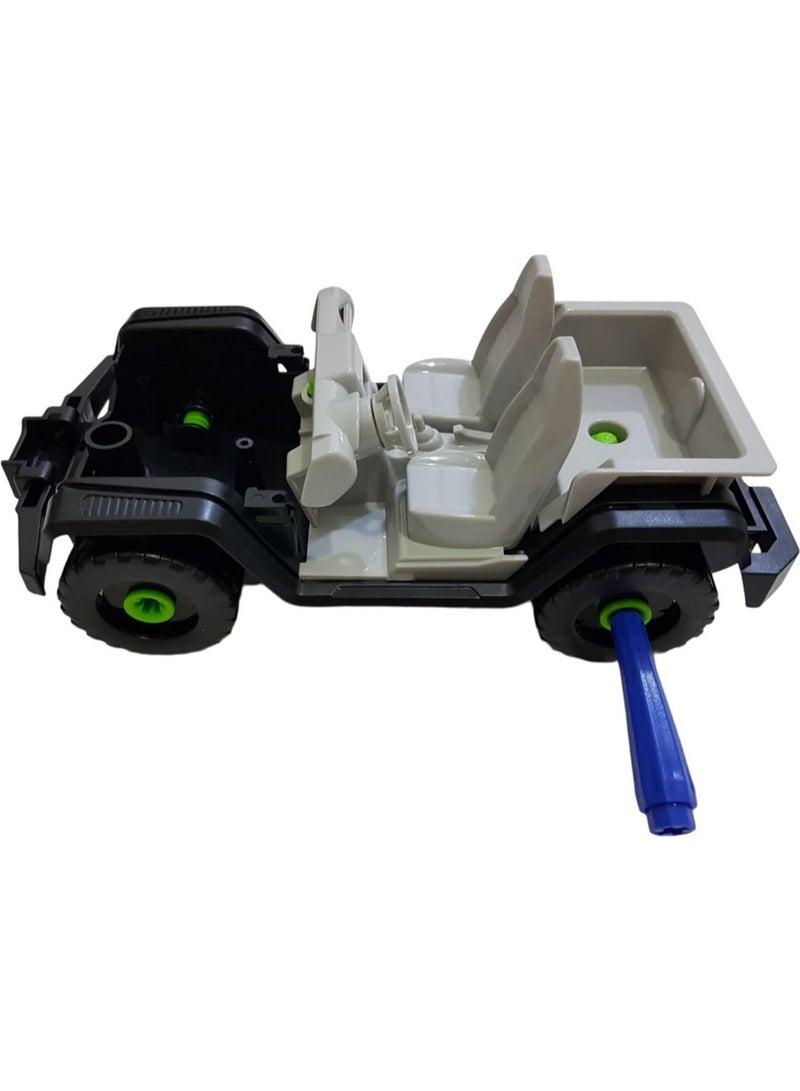 An educational vehicle assembly game featuring two civilian and military vehicle models. Educational and easy to assemble.  - Image 5