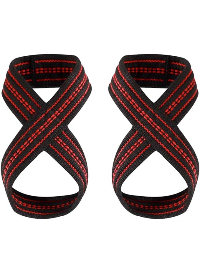 Generic Figure 8 Weight Lifting Straps for Deadlifts, Pull-Ups, Powerlifting & Gym Training – Heavy Duty Wrist Support  - Image 5
