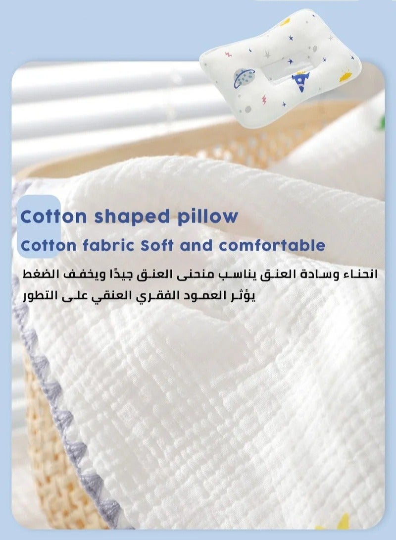 ميكسد تنفس الخيزران الألياف بطانية الطفل مع شكل وسادة ، بطانية السفر الطفل المولود الجديد الفتيان والفتيات منشفة حمام ، 110 * 110cm - Image 3