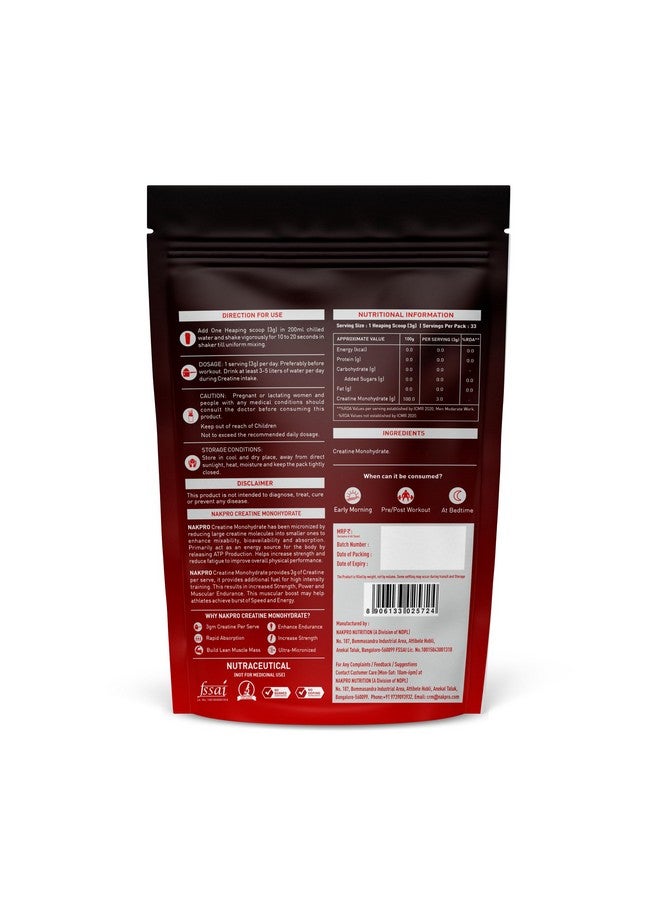 NAKPRO Impact Whey Protein Supplement Powder Combo (1 kg with Creatine, Chocolate) - Image 5