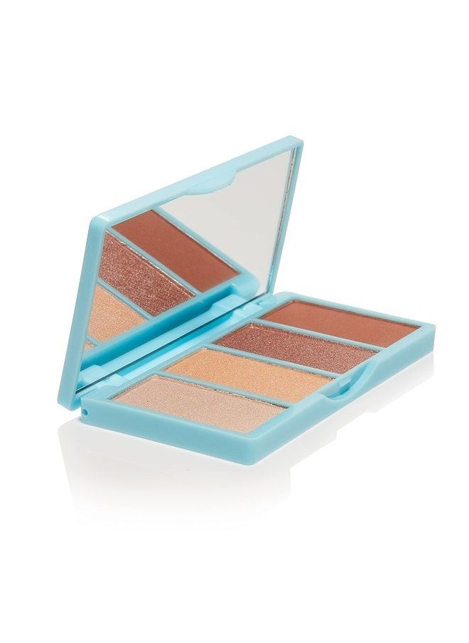 BellaPierre Ultra Glow Makeup Palette | 4 Illuminating Shades to Suit Different Skin Tones | Non-Toxic and Paraben Free | Vegan and Cruelty Free | Cruelty Free  - Image 2