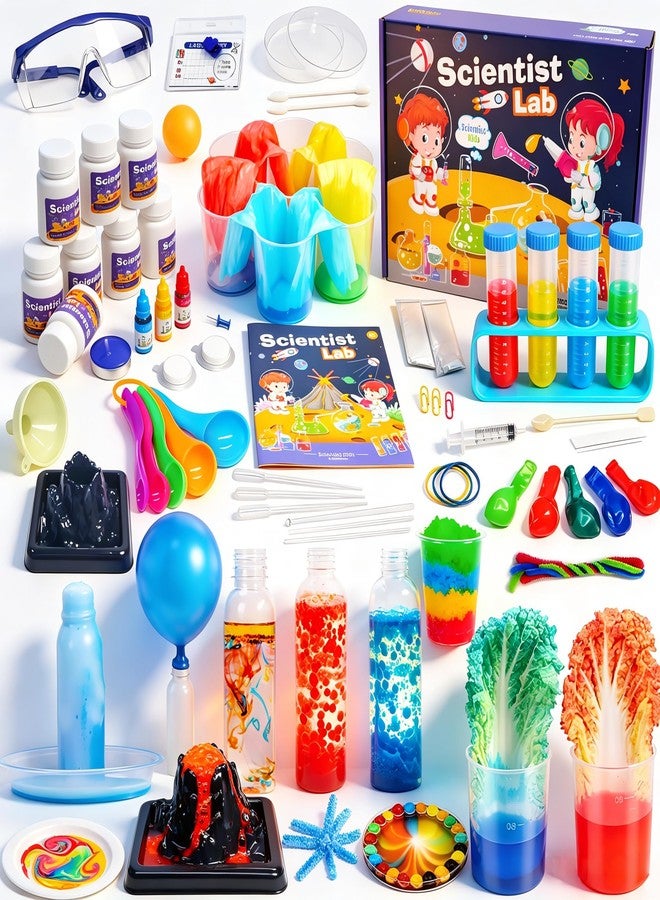EXBEPE Science Kits for Kids 72+ Science Lab Experiments Erupting Volcano,Rainbow Rain,Artificial Snow Magic Chemistry Toy DIY Science Educational Learning Kit for Boys Girls - Image 1