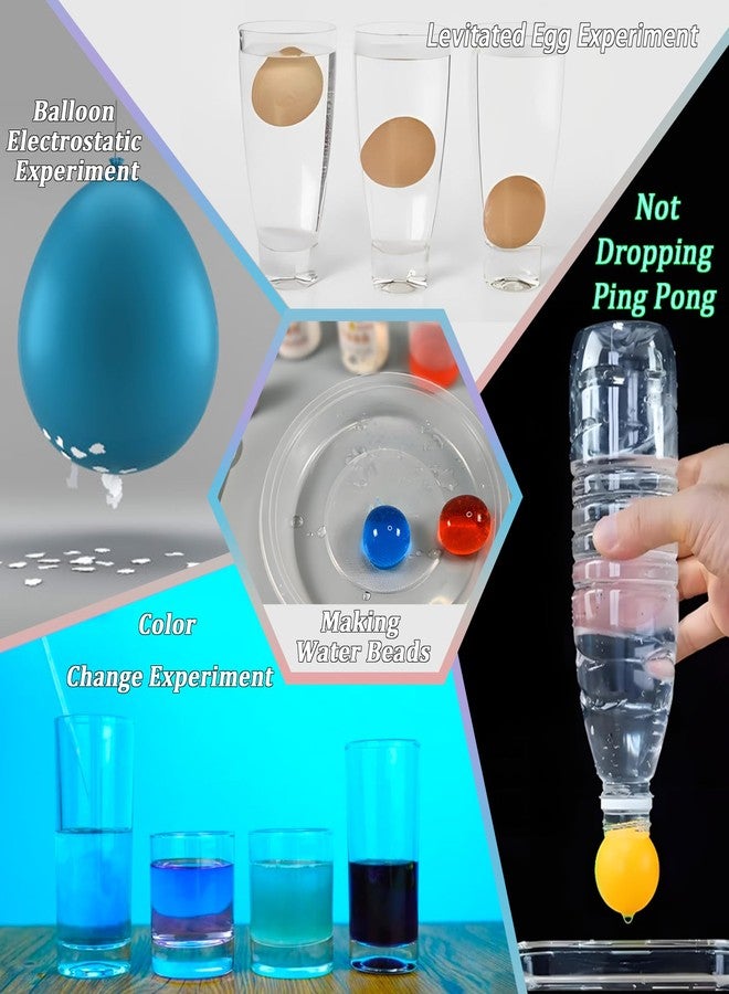 EXBEPE Science Kits for Kids 72+ Science Lab Experiments Erupting Volcano,Rainbow Rain,Artificial Snow Magic Chemistry Toy DIY Science Educational Learning Kit for Boys Girls - Image 4