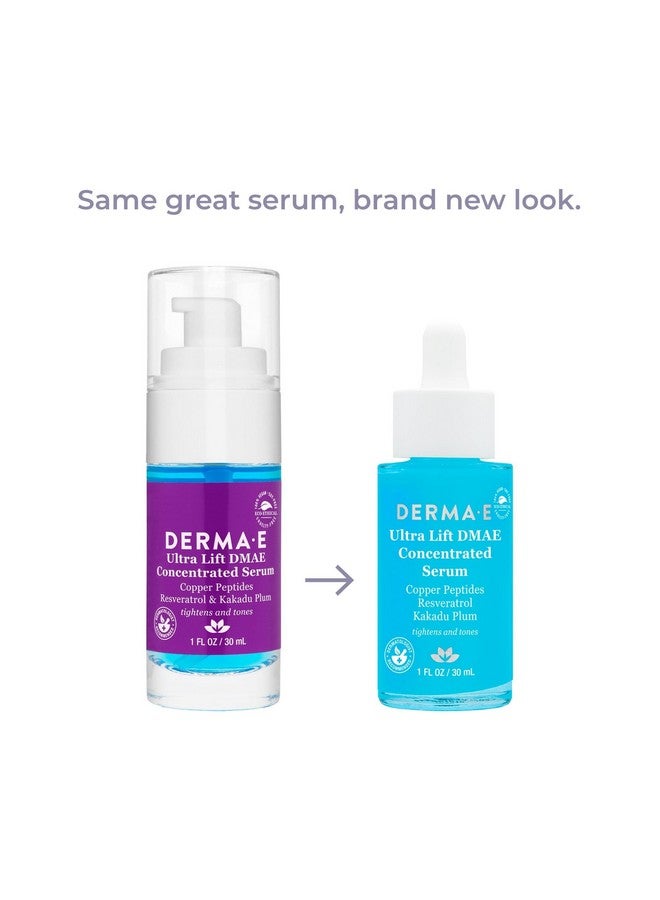 derma-e Derma E Ultra Lift Dmae Concentrated Serum All Natural Skin Firming Serum Hydrating Serum With Copper Peptides And Resveratrol Concentrated Facial Skin Care Serum 1Oz - Image 2